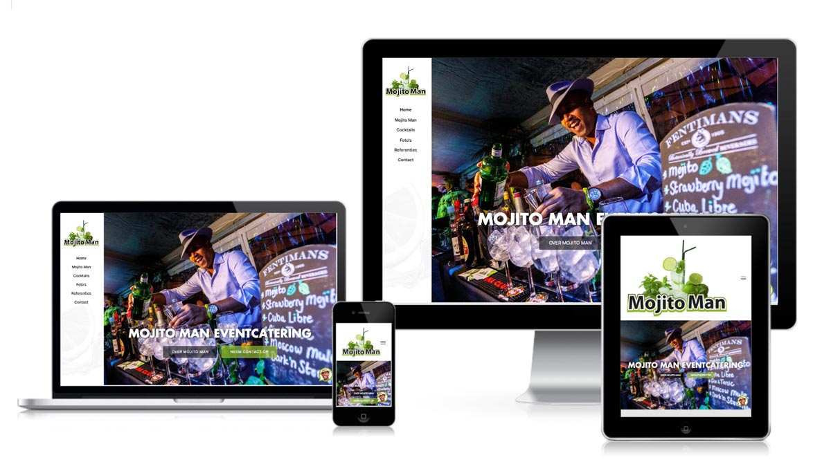 Betaalbare professionele website op verschillende apparaten - goedkope WordPress website met moderne design en responsive weergave
