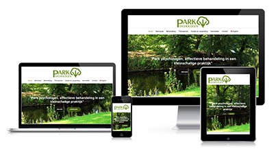 WordPress website voorbeeld voor psycholoog met vertrouwenwekkende uitstraling