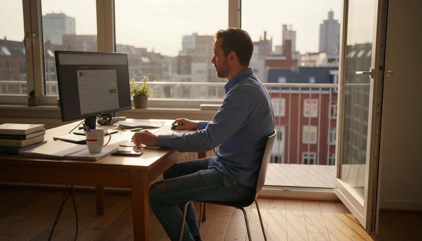 Zelfstandig ondernemer update eigen website