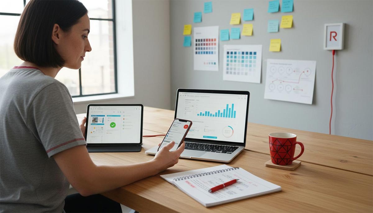 Webdesigner optimaliseert website met yoast